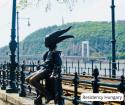 Stroll along the beautiful Danube Promenade in Budapest